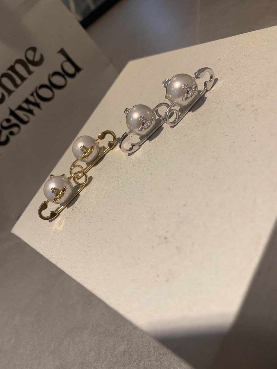 Vivienne Westwood Pearl Brooches